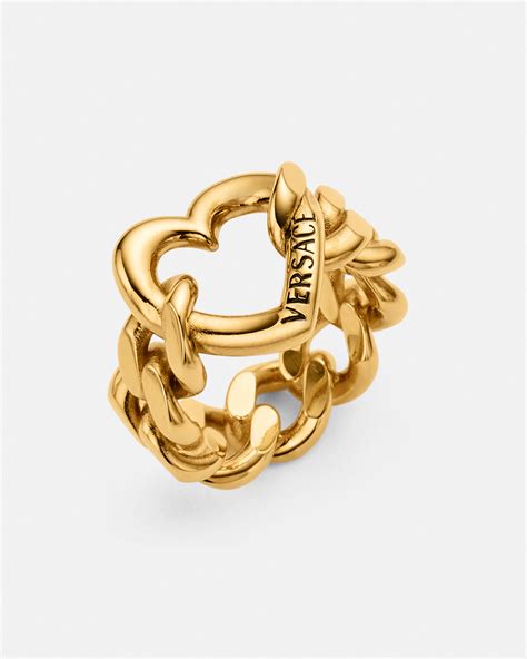 versace löwen ring|versace ring mit herz.